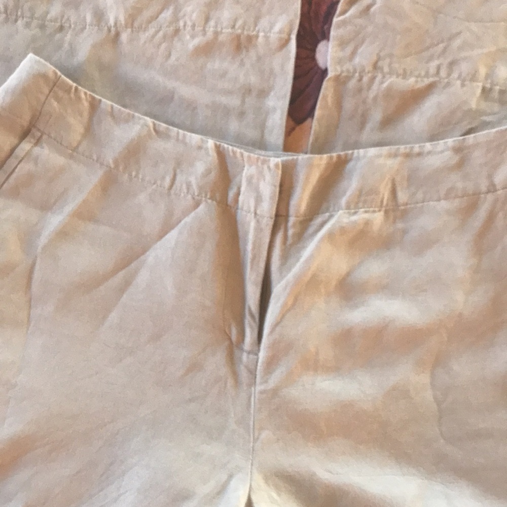 J Jill khaki cropped pants. Super soft.